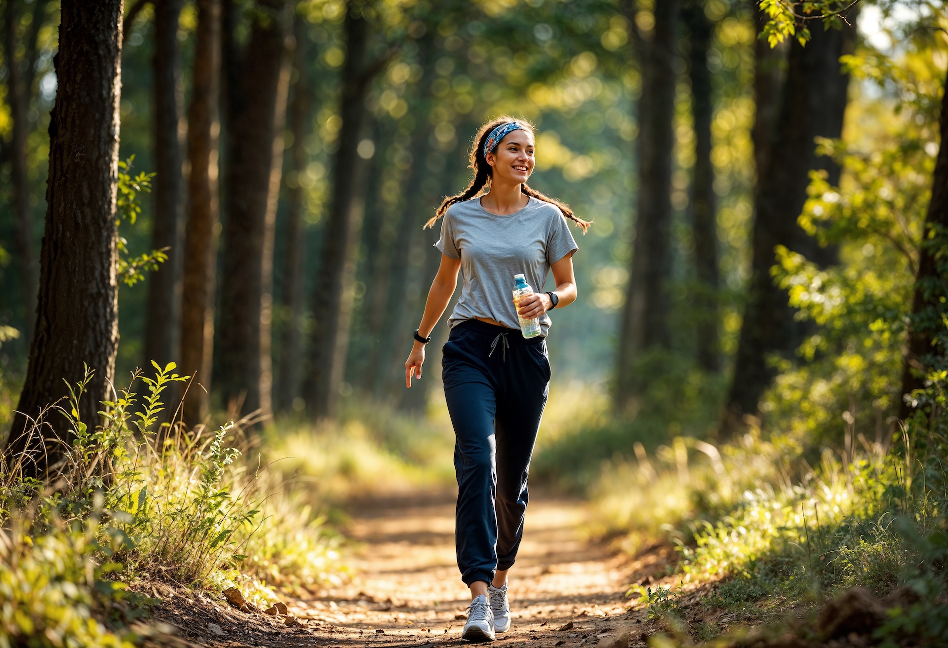 woman-jogging-forest-path